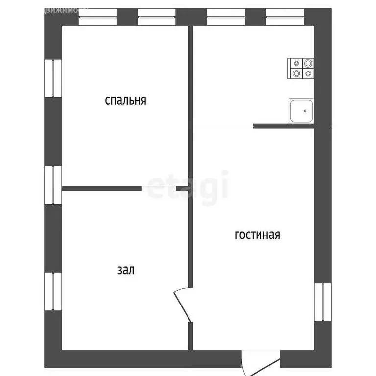 Дом в Тобольск, улица Будённого (48.5 м) - Фото 0
