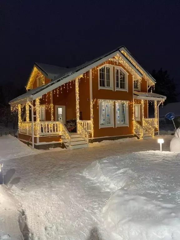 Коттедж в Ленинградская область, Ломоносовский район, Виллозское ... - Фото 1