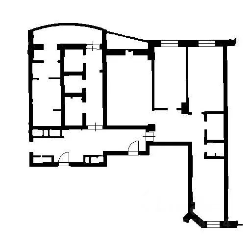 3-к кв. Новосибирская область, Новосибирск ул. Галущака, 15 (90.07 м) - Фото 2