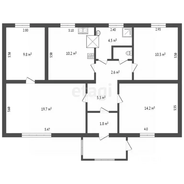 4-к кв. Камчатский край, Усть-Камчатский муниципальный округ, пос. ... - Фото 2