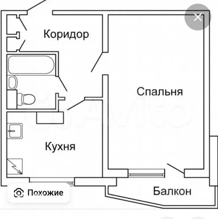 1-к. квартира, 38 м, 15/17 эт. - Фото 0