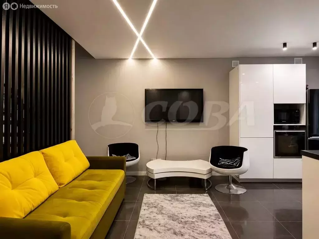 3-комнатная квартира: Тюмень, улица Владимира Соболевского, 4 (121 м) - Фото 1