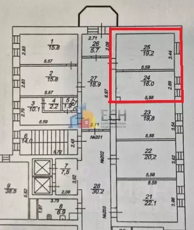 Офис в Тульская область, Тула Октябрьская ул., 24 (35 м) - Фото 2