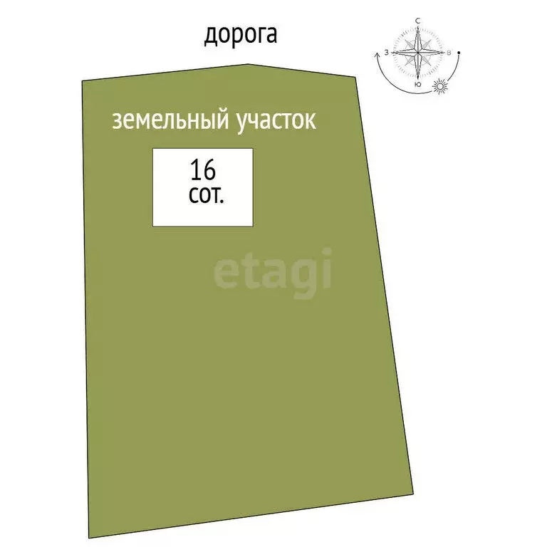 Участок в Новотроицкое, Тополиный переулок (16 м) - Фото 0