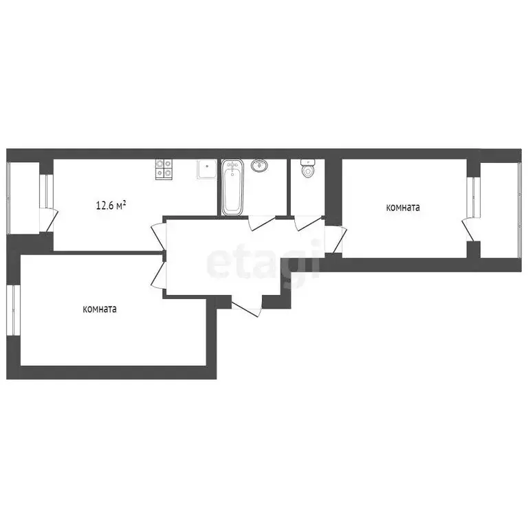 2-комнатная квартира: Пенза, улица Лозицкой, 8 (67 м) - Фото 0