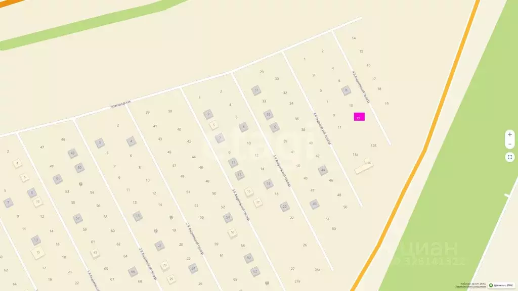 Участок в Саратовская область, Энгельс проезд 4-й Андреевский (6.0 ... - Фото 2