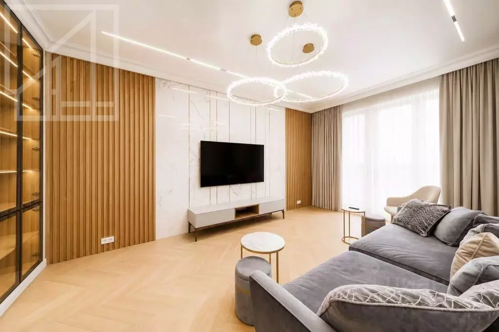 3-к кв. Москва 2-я Черногрязская ул., 6к1 (131.0 м) - Фото 1