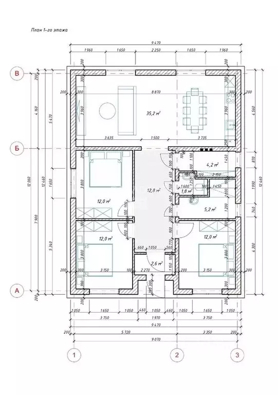 Дом в Алтайский край, Барнаул пл. Советов (98 м) - Фото 2