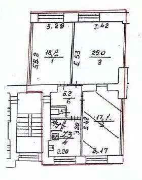 Комната Санкт-Петербург Лесной просп., 37к5 (17.1 м) - Фото 2