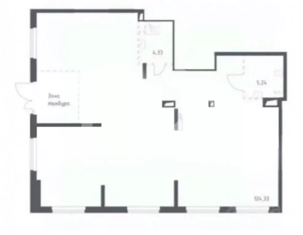 Торговая площадь в Москва ул. Любучанская, 1 (134 м) - Фото 1