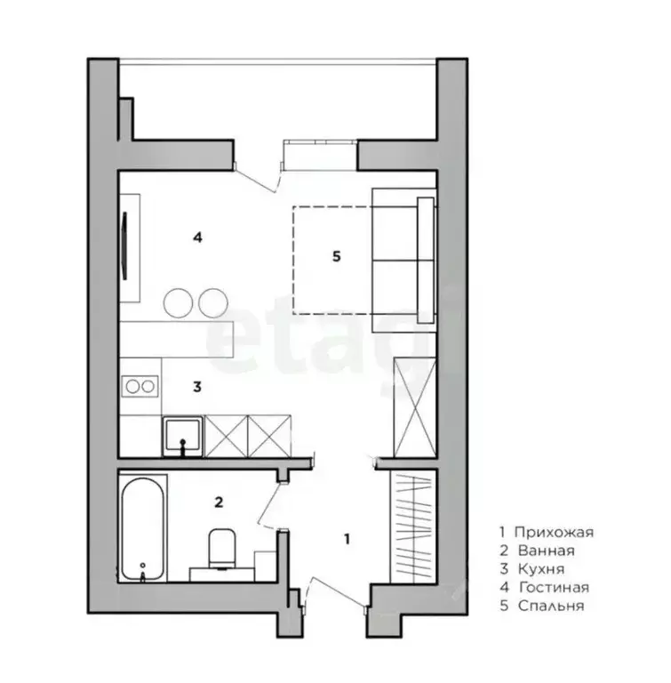 Студия Татарстан, Казань ул. Лядова, 14 (15.7 м) - Фото 1