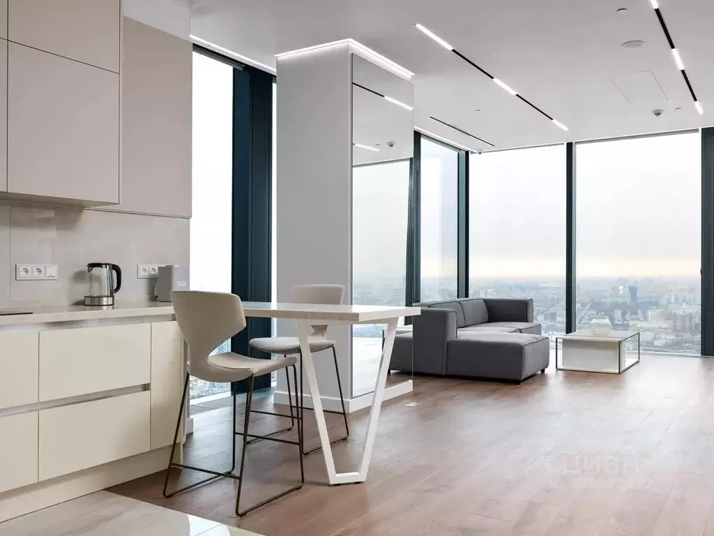 2-к кв. Москва 1-й Красногвардейский проезд, 22с1 (86.4 м) - Фото 1