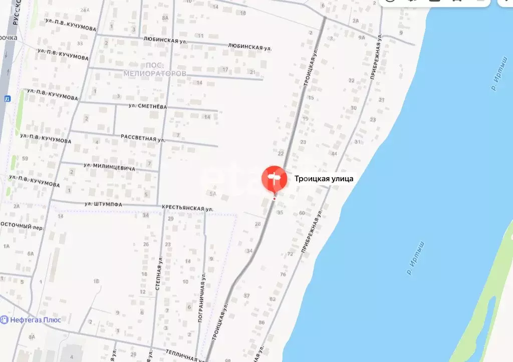 Участок в Омск, Троицкая улица (7.38 м) - Фото 2
