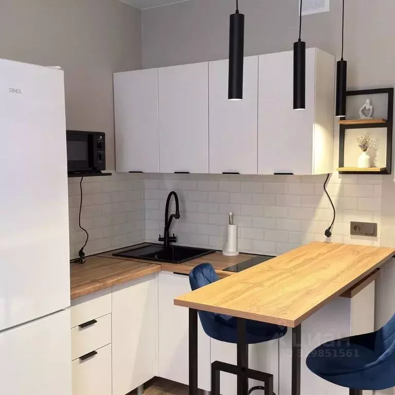Студия Краснодарский край, Краснодар ул. Ивана Беличенко, 88к3 (22.3 ... - Фото 2