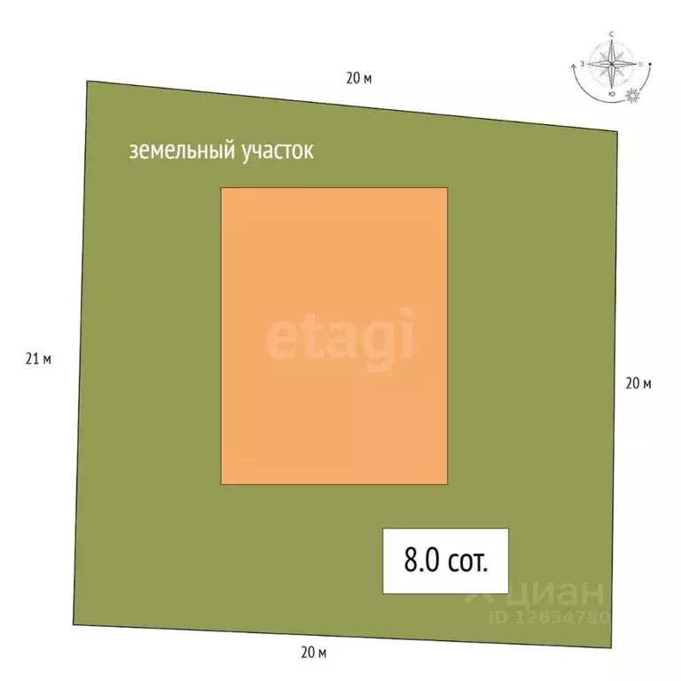 Дом в Новосибирская область, Новосибирский район, Березовский ... - Фото 1