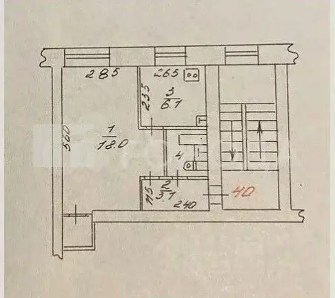 1-к кв. Новосибирская область, Новосибирск ул. Блюхера, 8 (31.5 м) - Фото 1