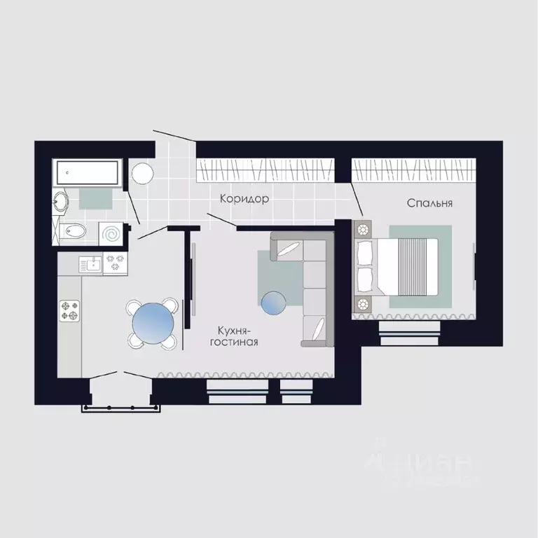 2-к кв. Оренбургская область, Оренбургский район, пос. Пригородный, ... - Фото 1