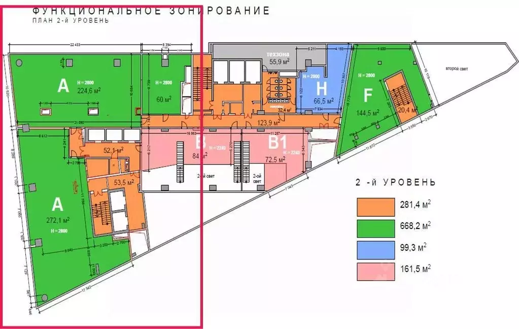 Помещение свободного назначения в Москва наб. Пресненская, 10с2 (1298 ... - Фото 2