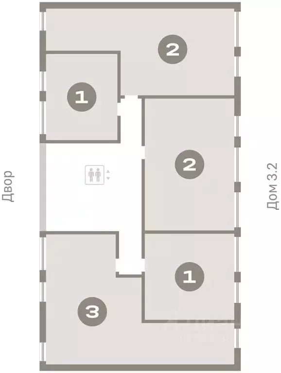 1-к кв. Тюменская область, Тюмень  (35.99 м) - Фото 1