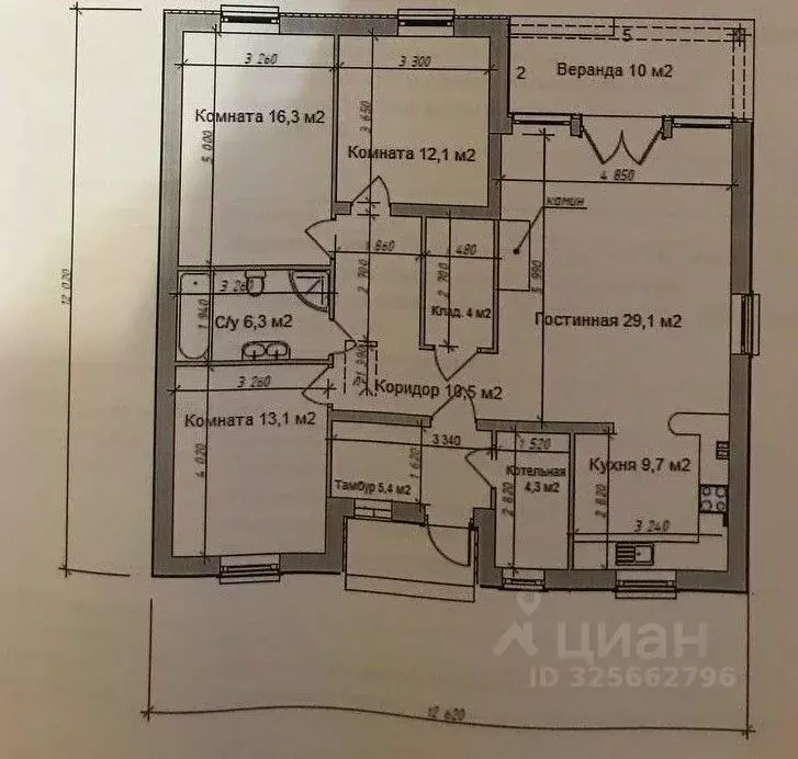 Дом в Свердловская область, Сысертский муниципальный округ, пос. ... - Фото 1