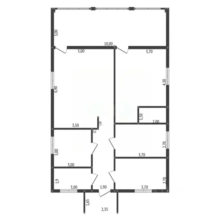 Дом в Башкортостан, Уфа городской округ, с. Нагаево ул. Багровая (125 ... - Фото 2