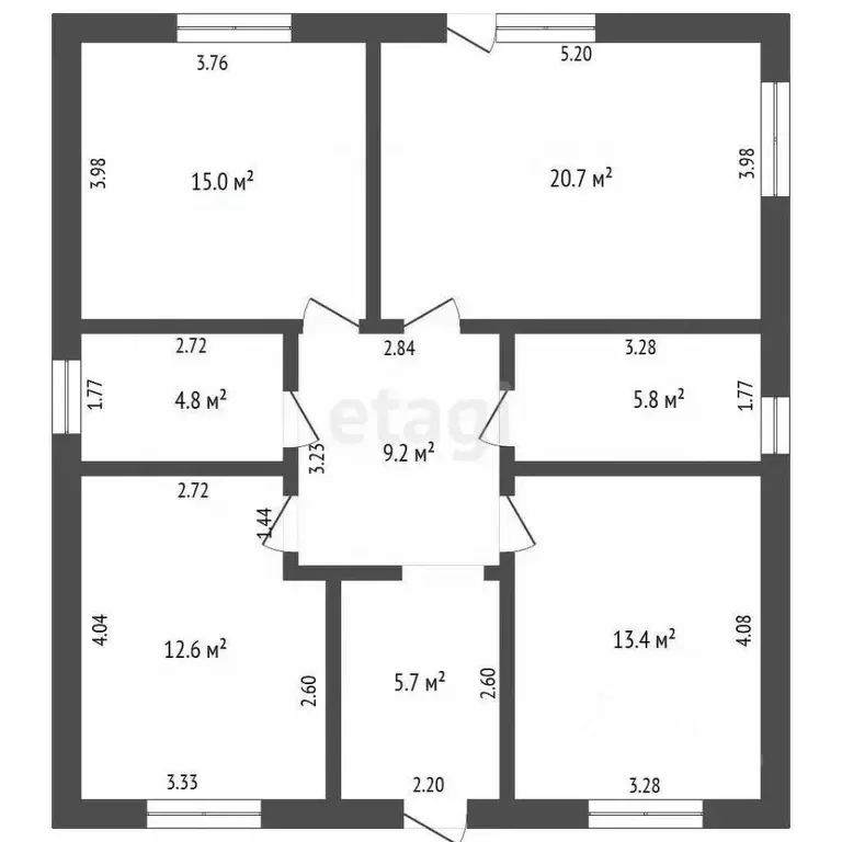 Дом в Тюменская область, Тюмень  (93 м) - Фото 1