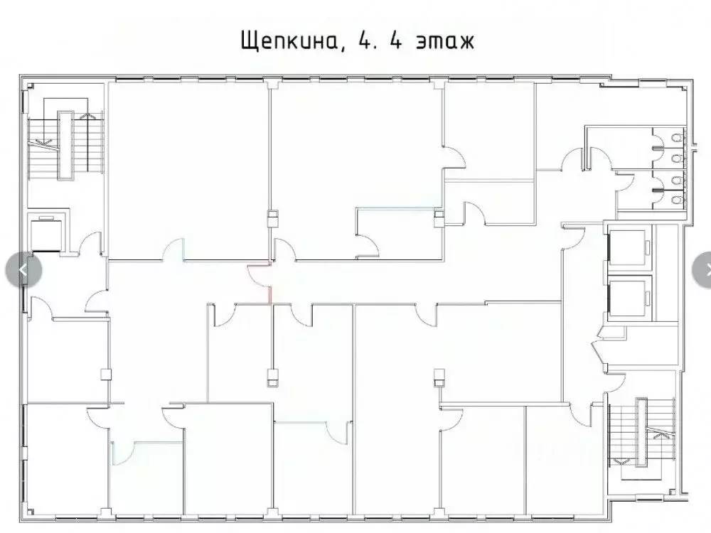 Офис в Москва ул. Щепкина, 4 (499 м) - Фото 1