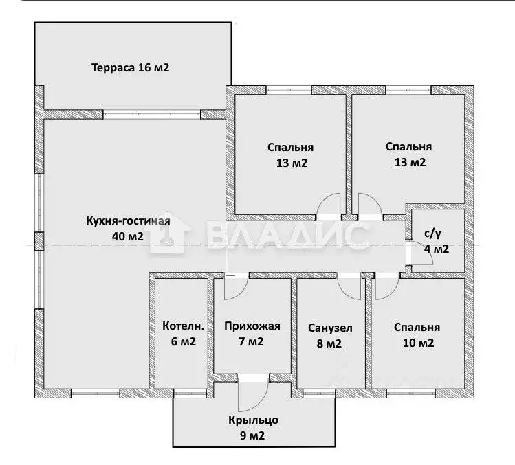 Дом в Калужская область, Совхоз Боровский с/пос, д. Сороковеть ул. ... - Фото 2