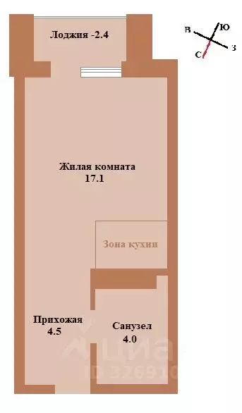 Студия Новосибирская область, Новосибирск Красный просп., 182/3 (28.0 ... - Фото 2