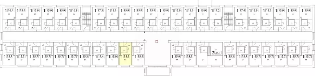 1-к кв. Москва Жигулевская ул., 4К2 (15.9 м) - Фото 1