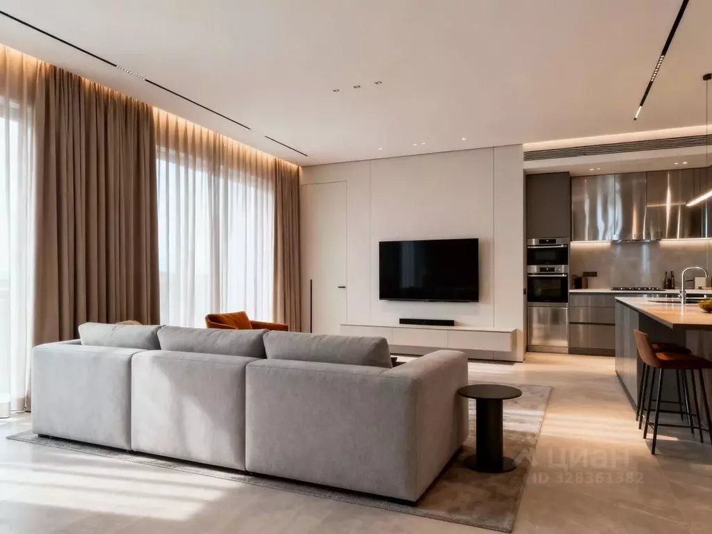 3-к кв. Москва Саввинская наб., 13 (107.0 м) - Фото 1