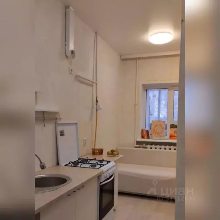 1-к кв. Татарстан, Зеленодольск Украинская ул., 10 (27.0 м) - Фото 0