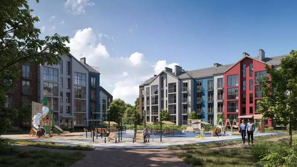 2-к кв. Калининградская область, Зеленоградск пер. 1-й Акварельный, 1 ... - Фото 2