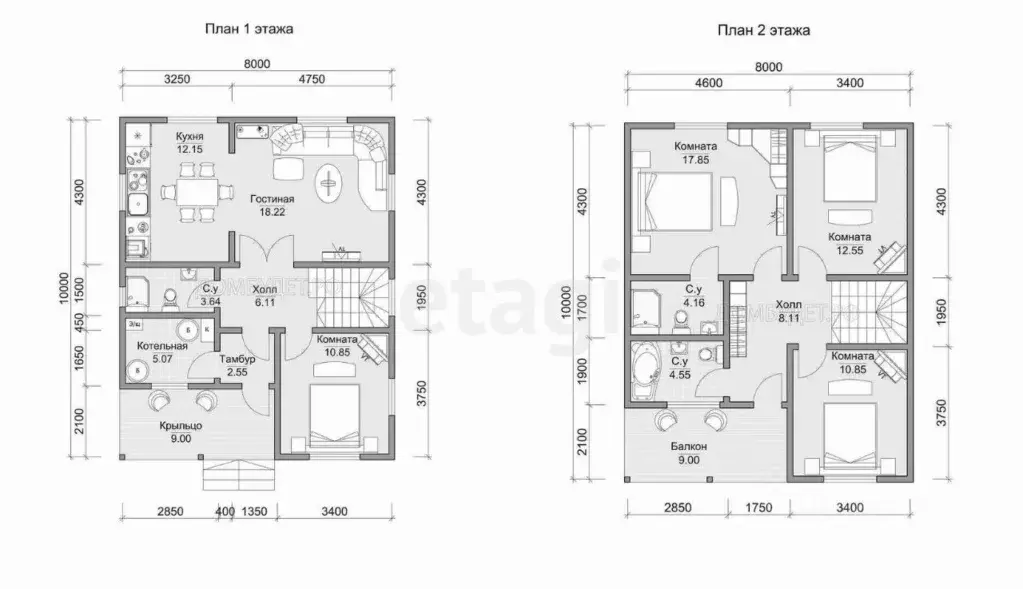 Дом в Смоленская область, Починок пер. 1-й Смоленский (299 м) - Фото 1