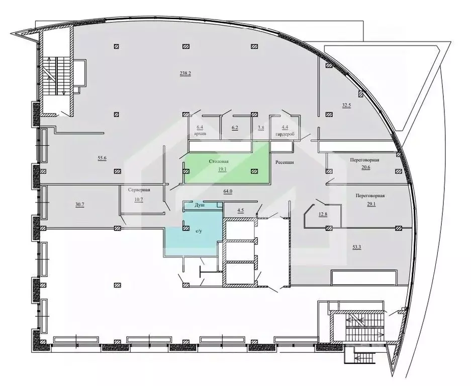 Офис в Москва Снежная ул., 26 (618 м) - Фото 1