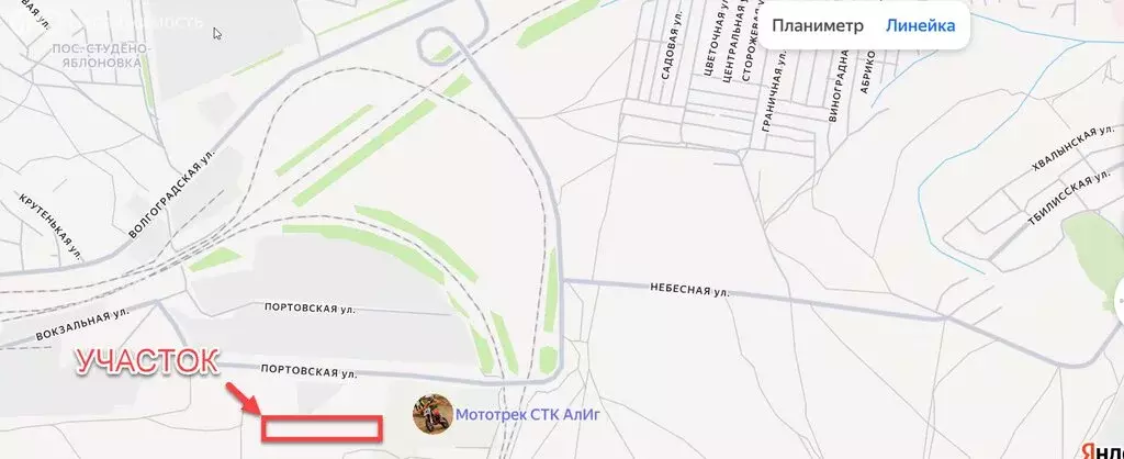 Участок в территория Рабочий посёлок Горьковский, Портовская улица (82 ... - Фото 1