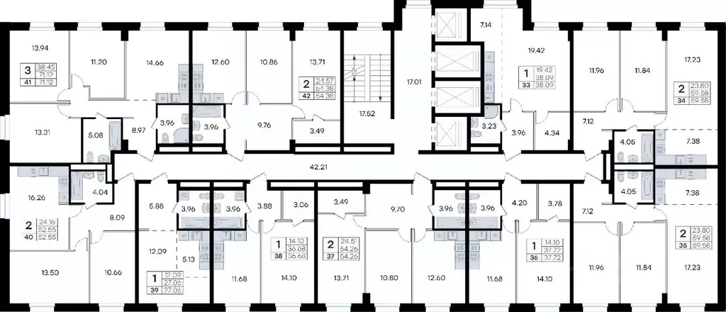2-к кв. Приморский край, Владивосток ул. Тухачевского (54.26 м) - Фото 1