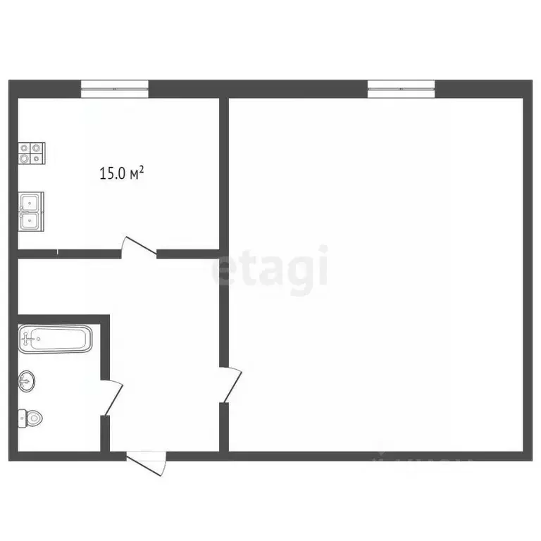 1-к кв. Ставропольский край, Железноводск ул. Ленина (47.0 м) - Фото 1