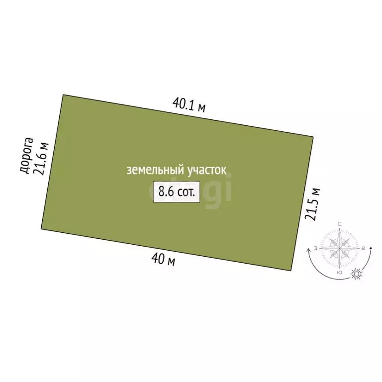 Участок в Москва д. Архангельское, ул. 2-я Бахметьевская, 21 (8.6 ... - Фото 2