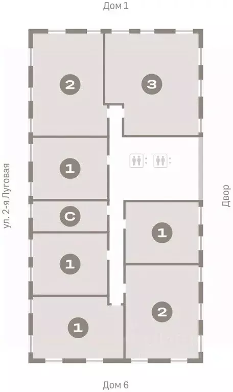 1-к кв. Тюменская область, Тюмень Мысовская ул., 26к2 (50.66 м) - Фото 1