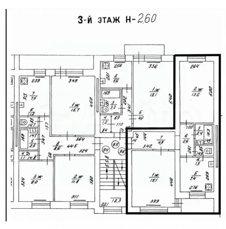 2-к кв. Калининградская область, Калининград ул. Дзержинского, 72 ... - Фото 1