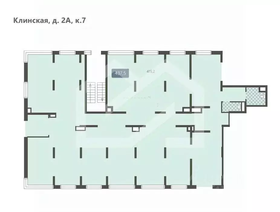 Помещение свободного назначения в Москва Клинская ул., 2Ак7 (438 м) - Фото 2