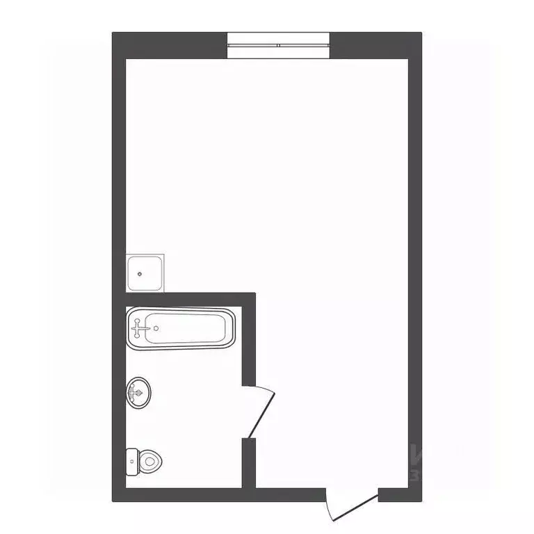 Студия Красноярский край, Красноярск ул. 40 лет Победы, 2 (17.3 м) - Фото 2