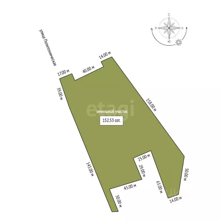 Участок в Амурская область, Благовещенск Театральная ул. (152.53 сот.) - Фото 2