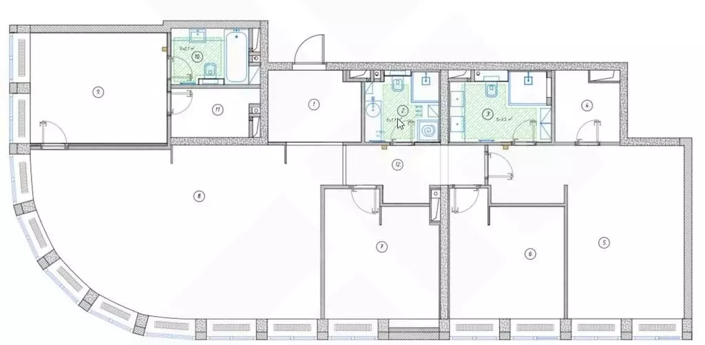 4-комнатная квартира: Москва, Дружинниковская улица, 15А (173.5 м) - Фото 1