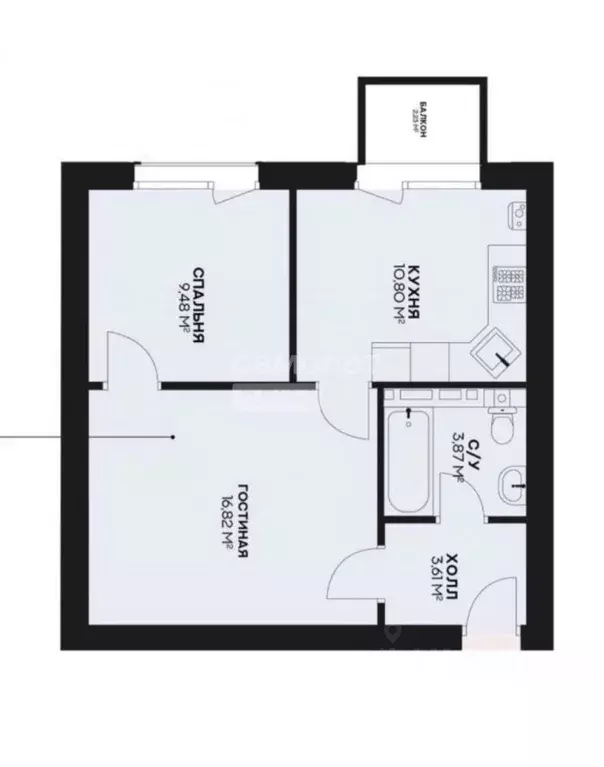 2-к кв. Дагестан, Дербент пер. Карла Маркса, 59А (49.7 м) - Фото 2