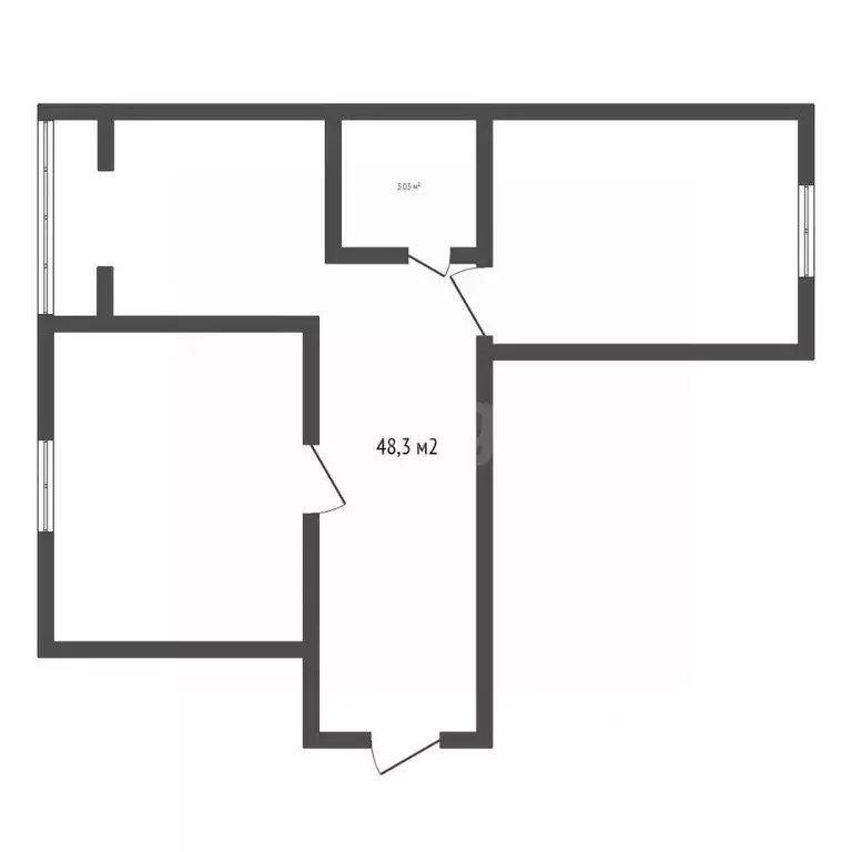 2-к кв. Кемеровская область, Кемерово ул. Радищева, 11 (48.3 м) - Фото 2
