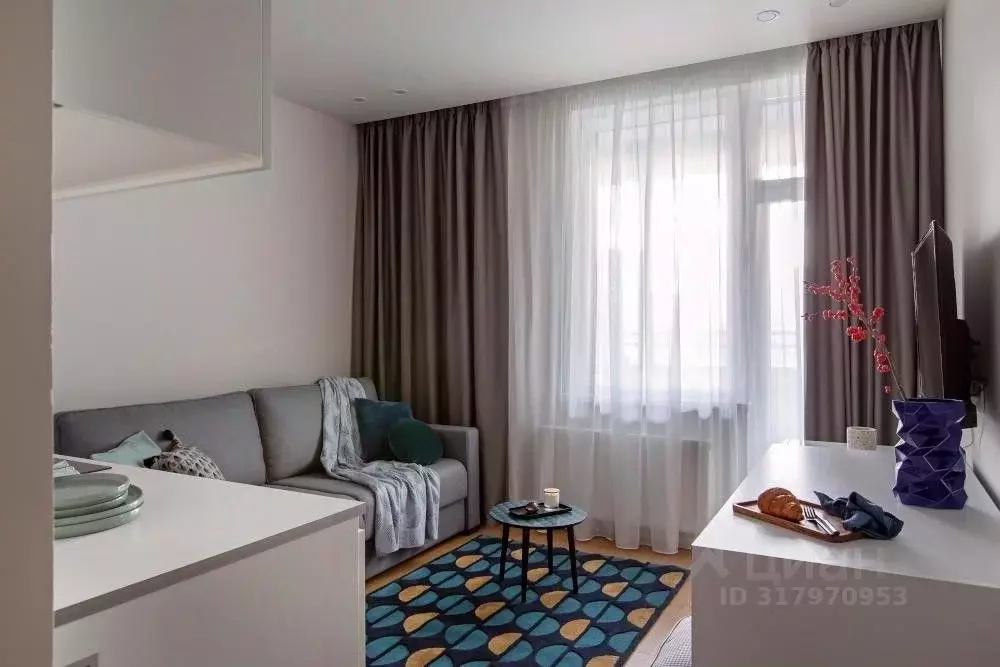 Студия Москва ул. Берзарина, 30 (21.0 м) - Фото 0