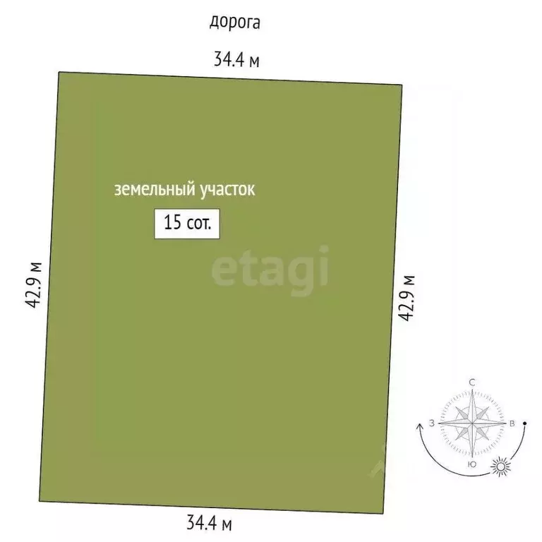 Участок в Тюменская область, Нижнетавдинский муниципальный округ, ... - Фото 1