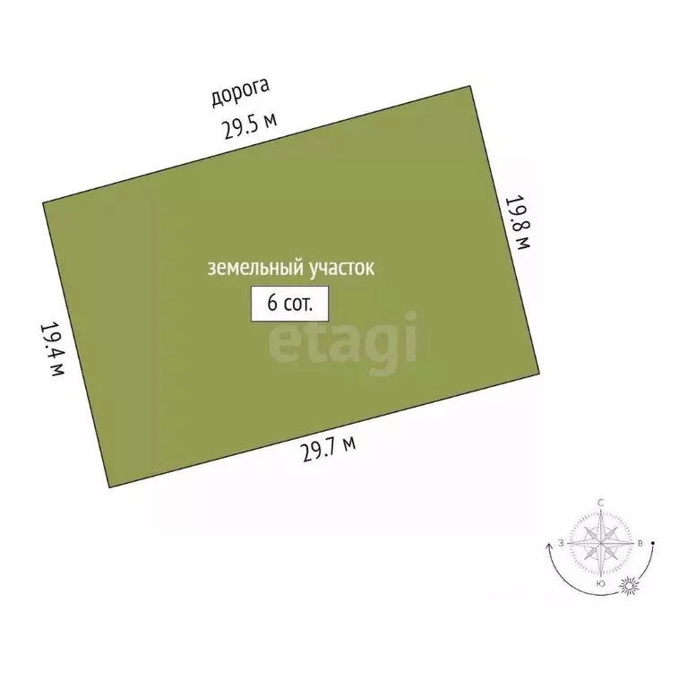 Участок в Крым, Симферопольский район, Родниковское с/пос, Содружество ... - Фото 2